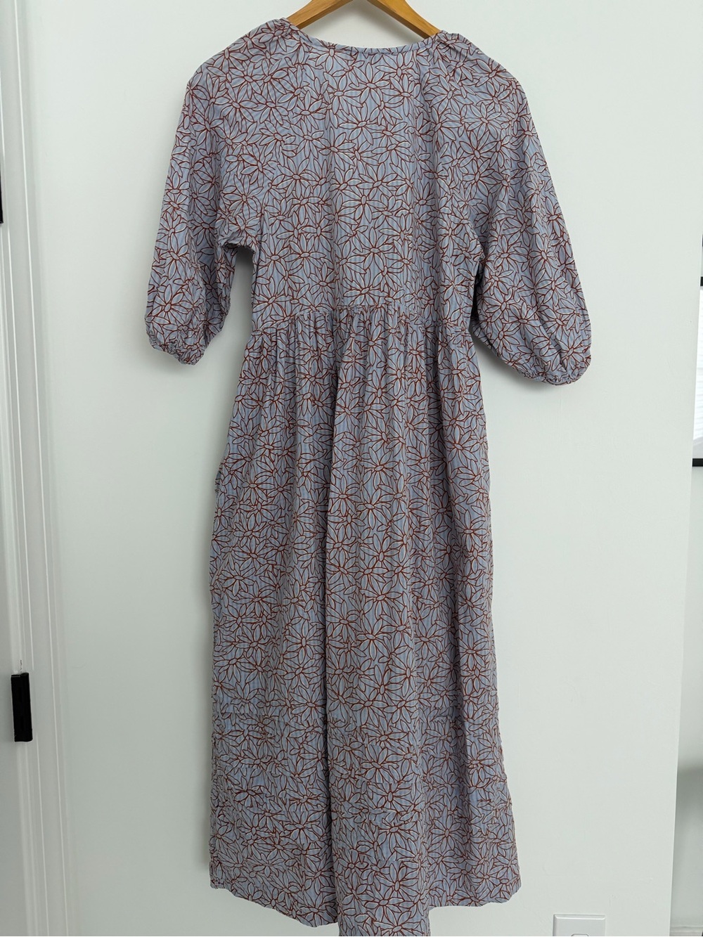 Madewell Marianna midi dress Dream On Daisies floral pattern cottage peasant - Picture 6 of 16